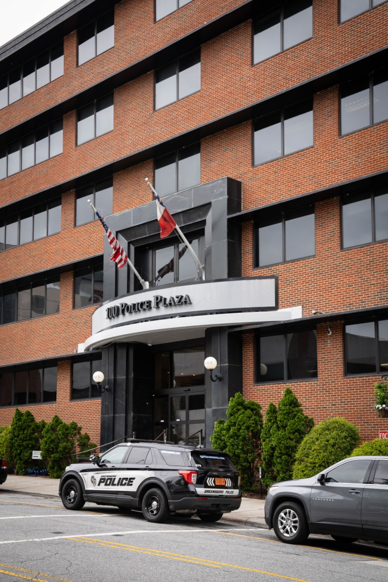 The Greensboro Police Department building.