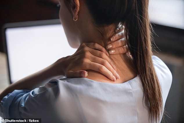 Results showed that the highest levels of inflammation were recorded in the people who had tension-type headache and migraine - plus, the more fluid and inflammation in the neck muscles, the more frequent the headaches could be (stock image)